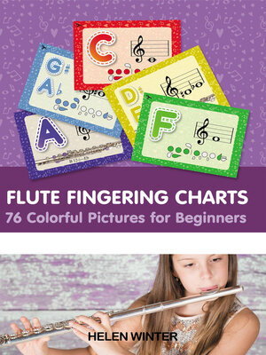 cover image of Flute Fingering Charts. 76 Colorful Pictures for Beginners